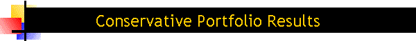 Conservative Portfolio Results